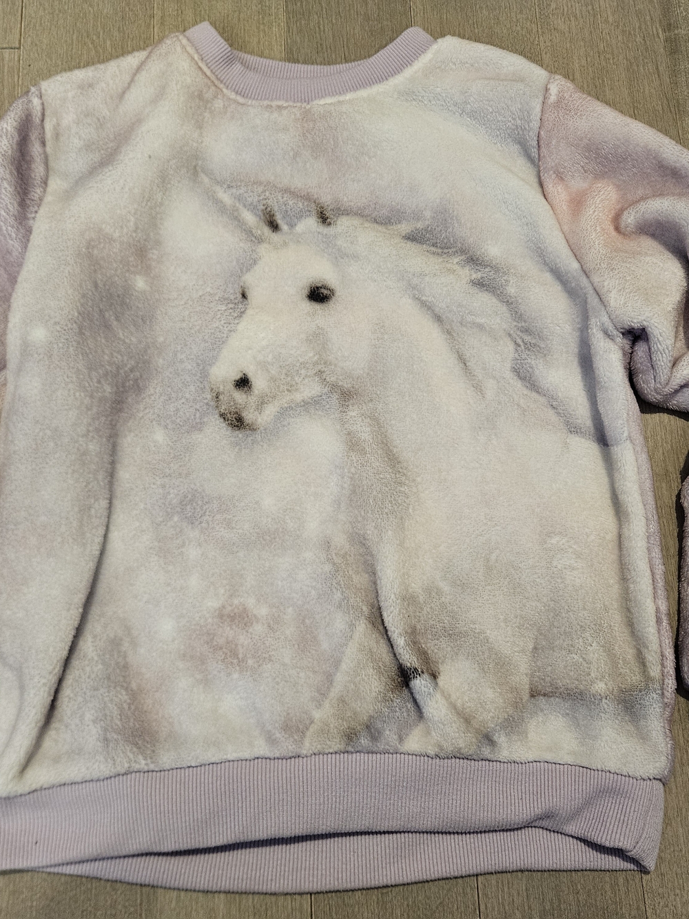 H&M Girls' Unicorn Fleece Pullover